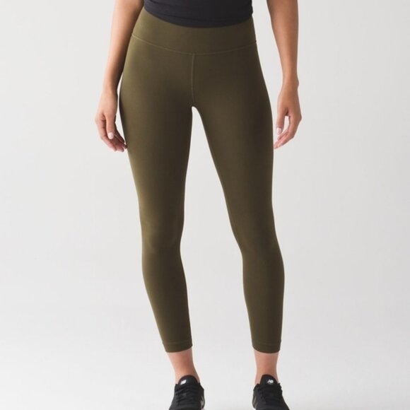 Lululemon Align Pant II Military Green Size 2 in GUC - Picture 3 of 10